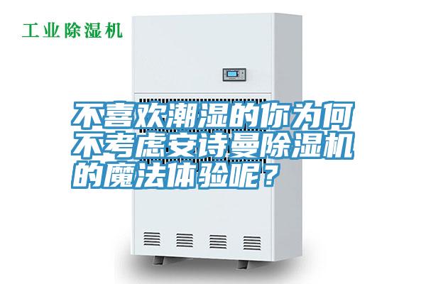 不喜歡潮濕的你為何不考慮安詩曼除濕機的魔法體驗呢？