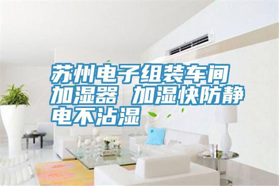 蘇州電子組裝車間加濕器 加濕快防靜電不沾濕