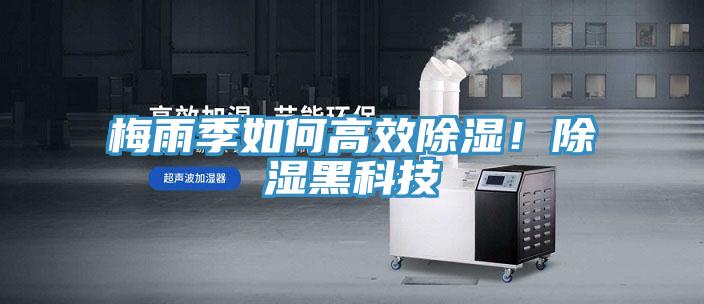 梅雨季如何高效除濕！除濕黑科技