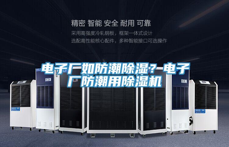 電子廠如防潮除濕？電子廠防潮用除濕機
