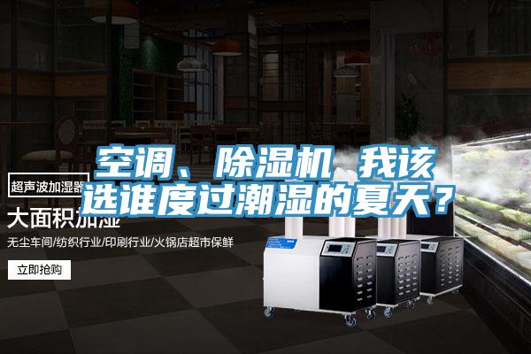 空調、除濕機 我該選誰度過潮濕的夏天?