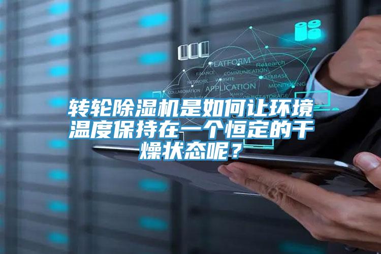 轉輪除濕機是如何讓環境溫度保持在一個恒定的干燥狀態呢？