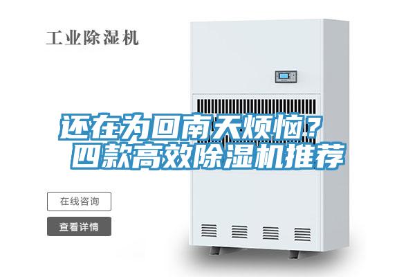 還在為回南天煩惱? 四款高效除濕機推薦