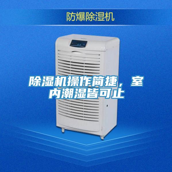 除濕機操作簡捷,室內潮濕皆可止