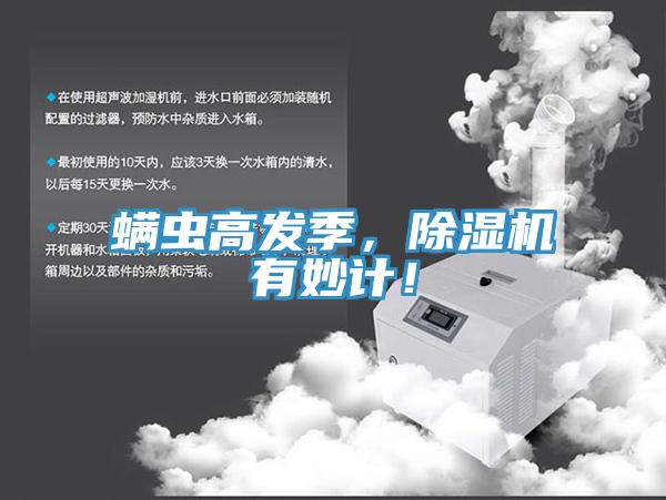 螨蟲高發季,除濕機有妙計!