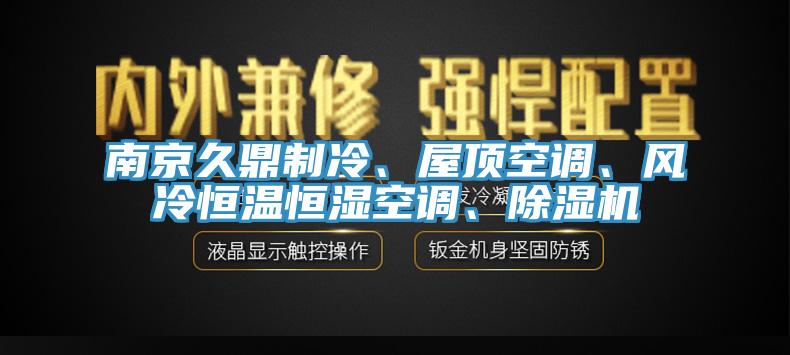 南京久鼎制冷、屋頂空調、風冷恒溫恒濕空調、除濕機
