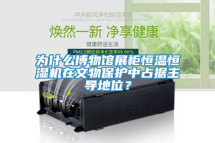 為什么博物館展柜恒溫恒濕機在文物保護中占據(jù)主導地位？