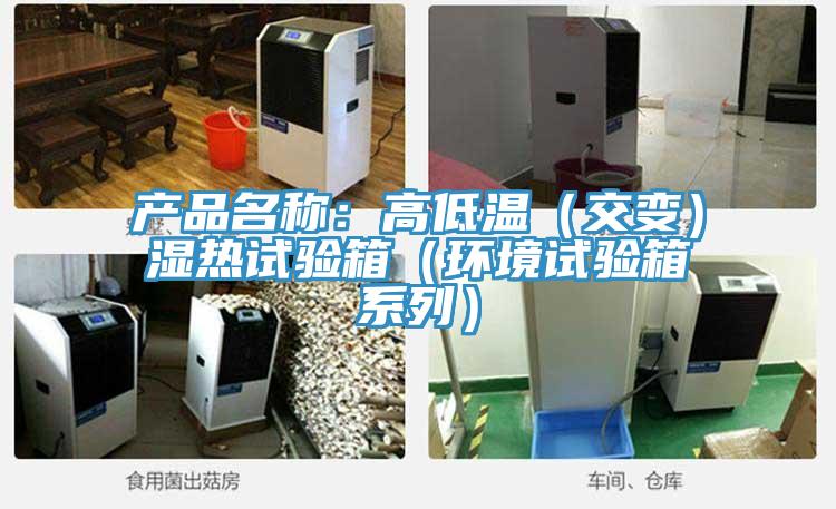 產(chǎn)品名稱:高低溫(交變)濕熱試驗(yàn)箱(環(huán)境試驗(yàn)箱系列)