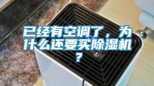 已經(jīng)有空調(diào)了,為什么還要買除濕機(jī)?