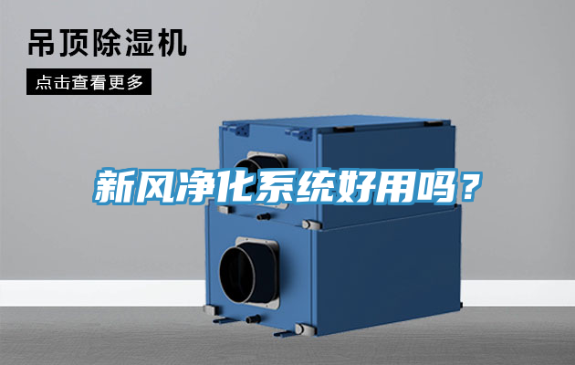 新風(fēng)凈化系統(tǒng)好用嗎?