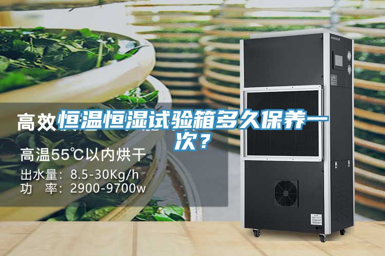 恒溫恒濕試驗(yàn)箱多久保養(yǎng)一次?