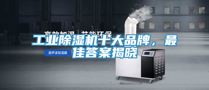 工業除濕機十大品牌，最佳答案揭曉