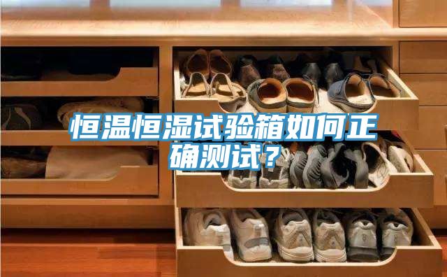 恒溫恒濕試驗(yàn)箱如何正確測(cè)試?